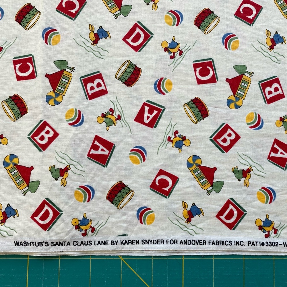 Christmas Fabric-SANTA CLAUS LANE, 2 yd.s